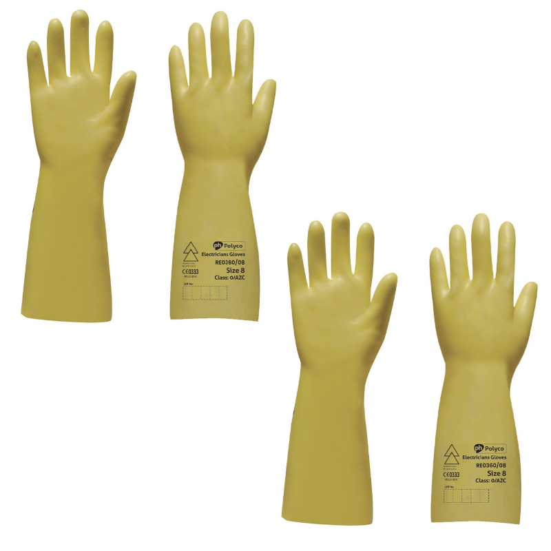 Polyco SuperGlove Volt 1000V Gloves 2pk SafetyGloves.co.uk